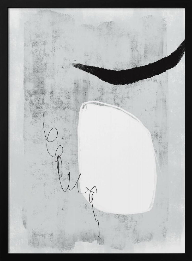 Minimalist Design With Gray Tones | Poster