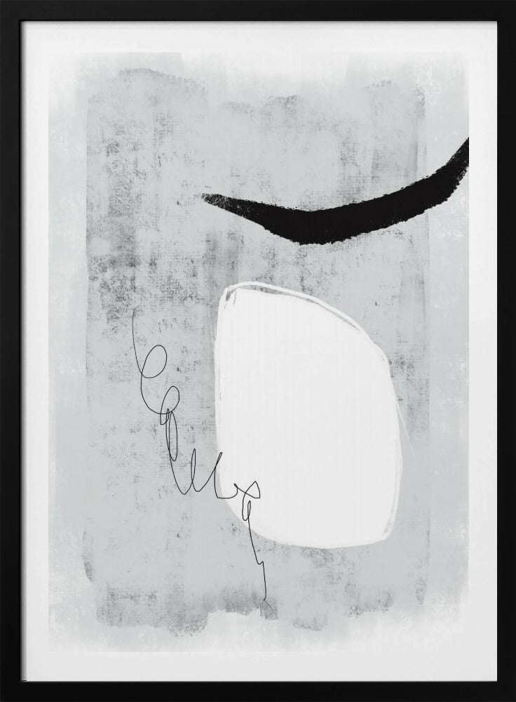 Minimalist Design With Gray Tones | Poster
