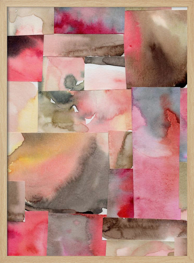 Watercolor abstract composition 6 | Poster