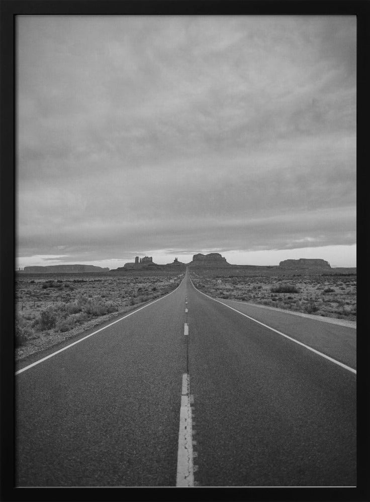 Monochrome Monument Valley II | Poster