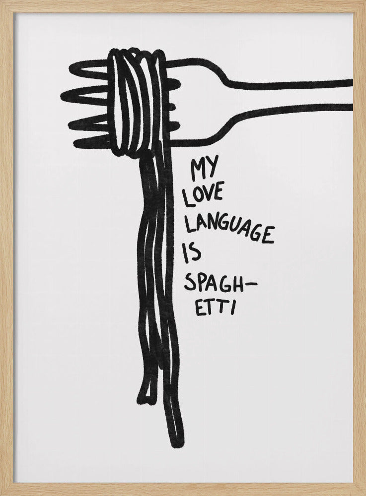 Spaghetti Love Language | Poster