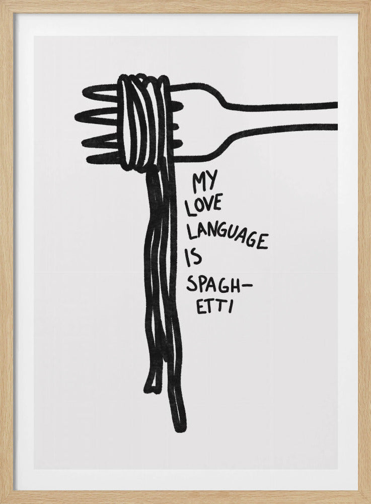 Spaghetti Love Language | Poster