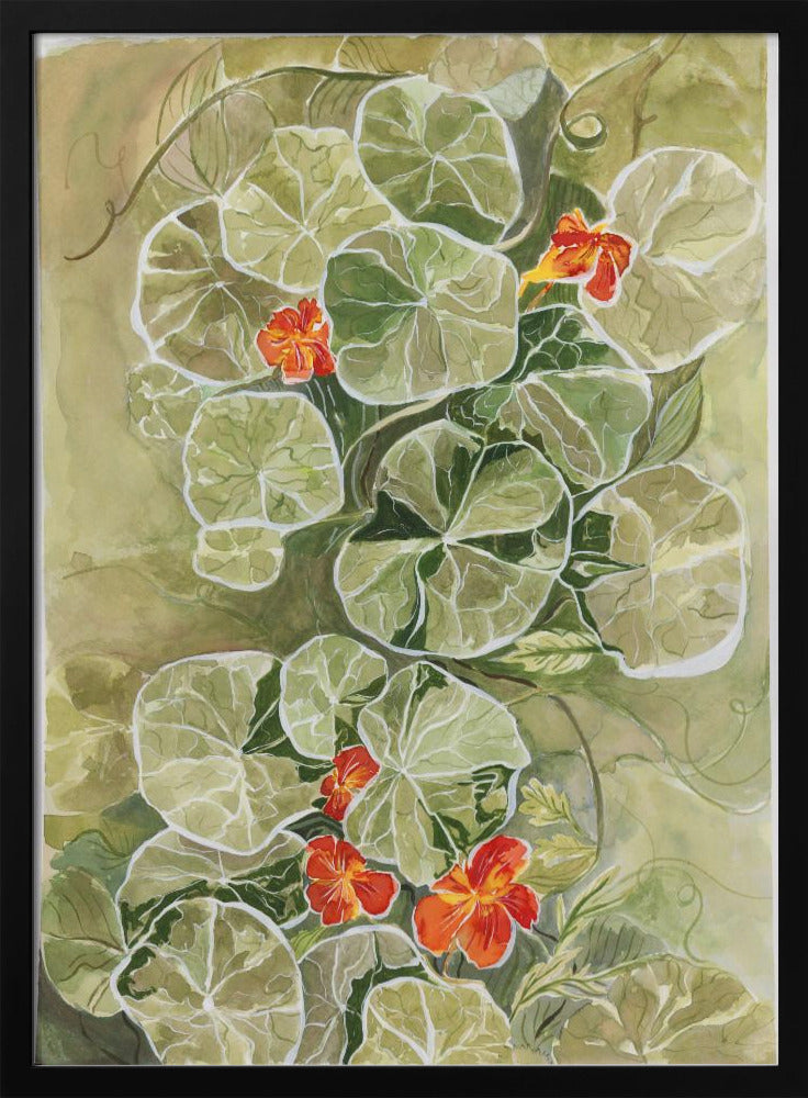 Nasturtium Tapestry | Poster