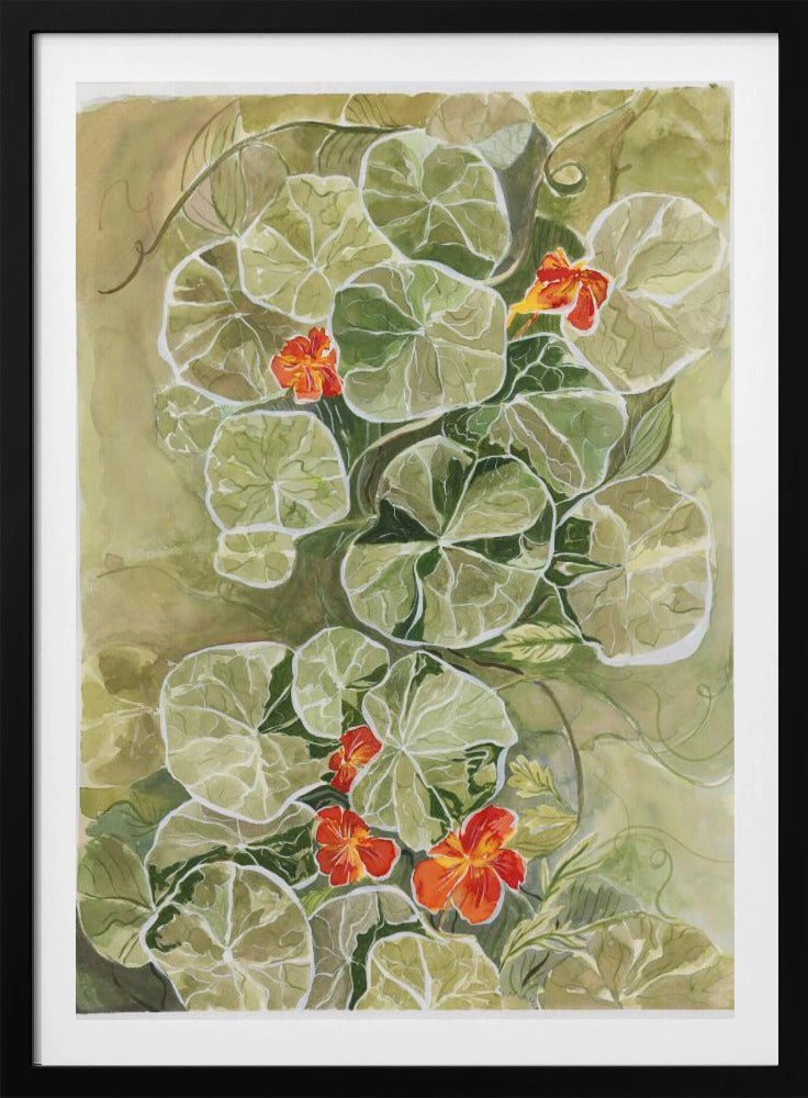 Nasturtium Tapestry | Poster