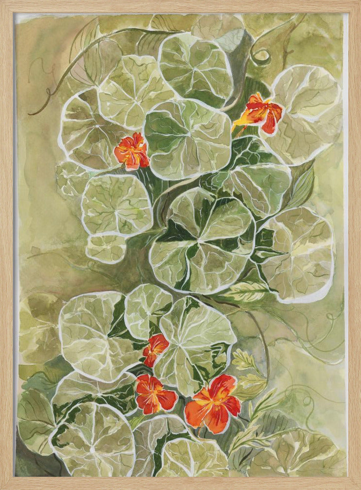 Nasturtium Tapestry | Poster