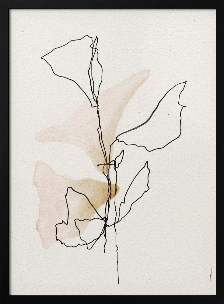 Minimal Bloom Lines | Poster
