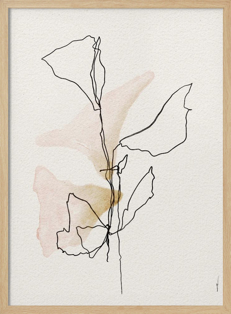 Minimal Bloom Lines | Poster