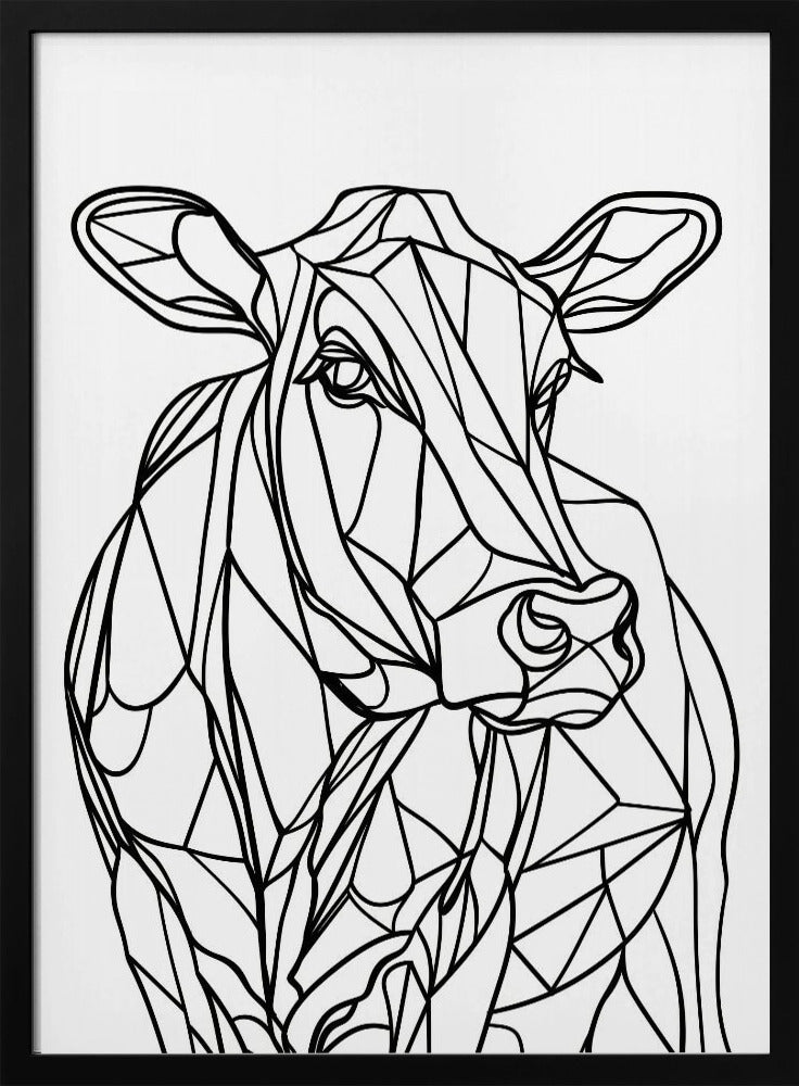 Line Cow | Poster