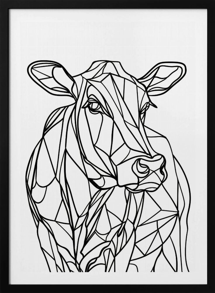 Line Cow | Poster