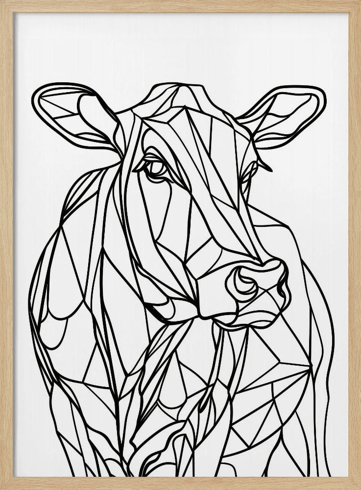 Line Cow | Poster