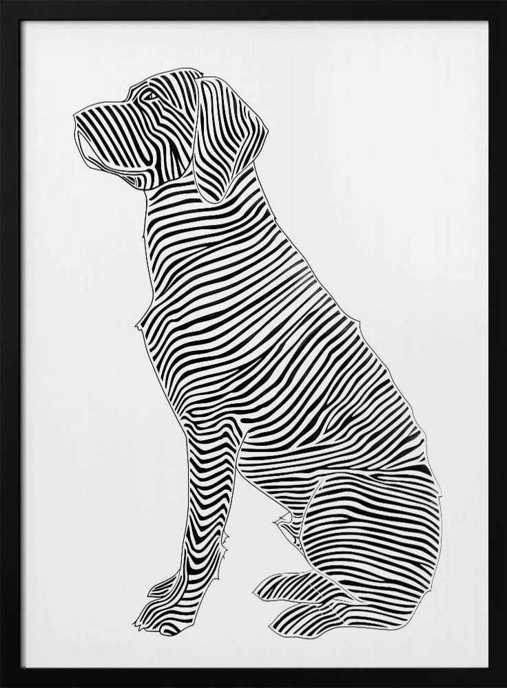 Lines art Dog | Poster