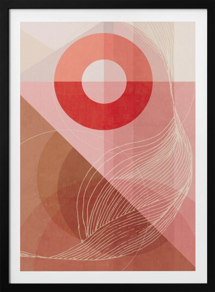 Abstract Above the mountain | Poster