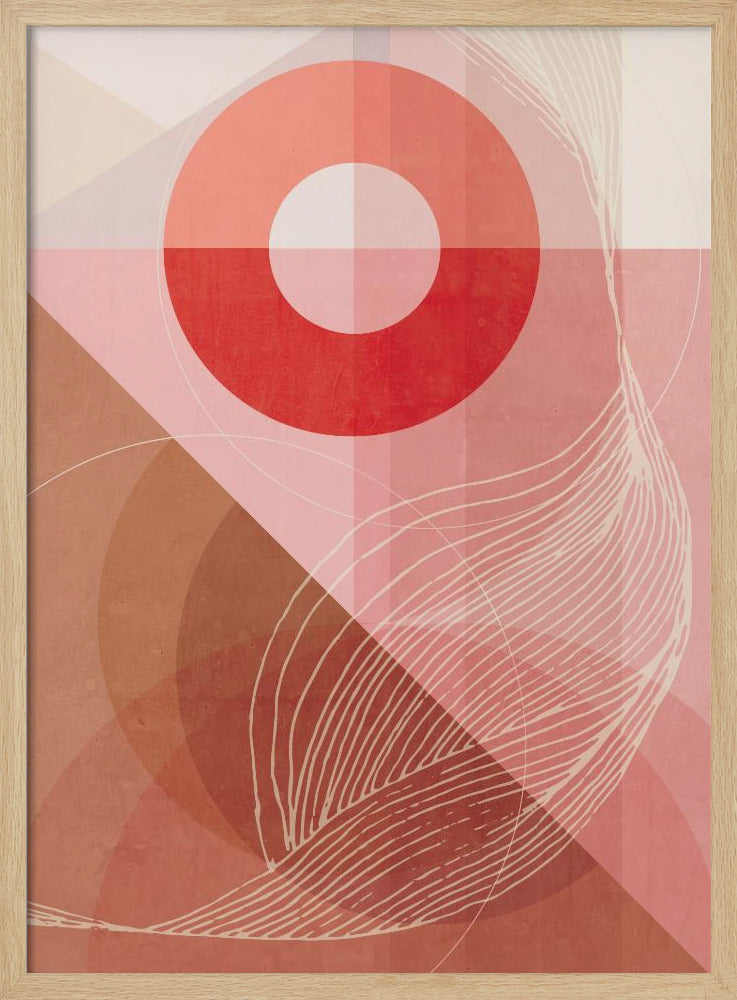 Abstract Above the mountain | Poster