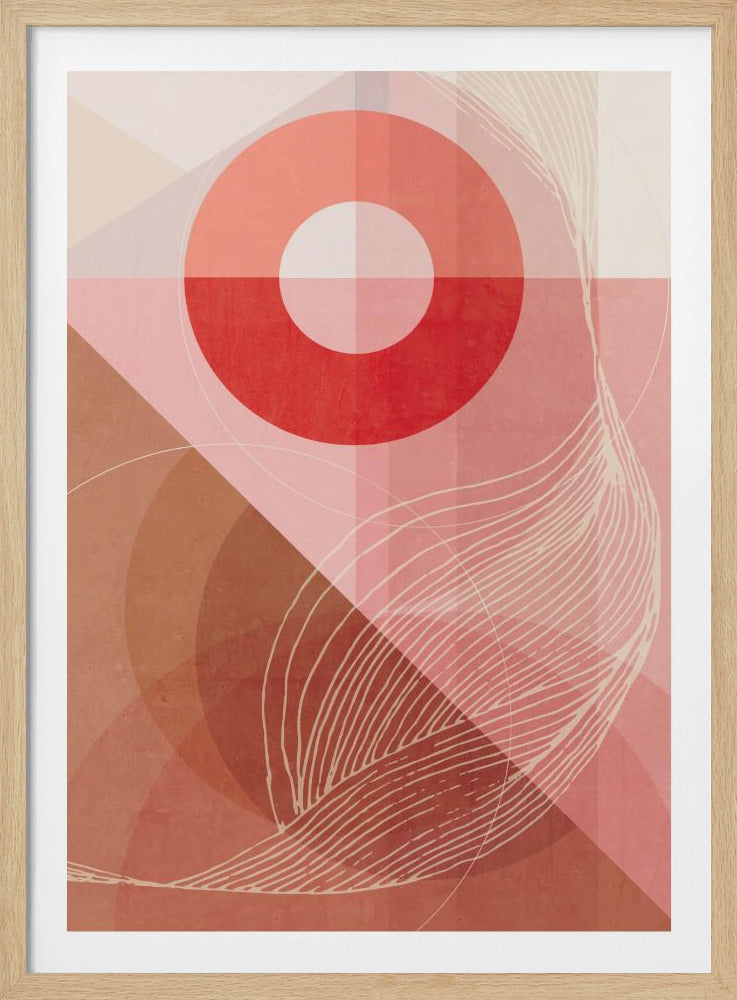 Abstract Above the mountain | Poster
