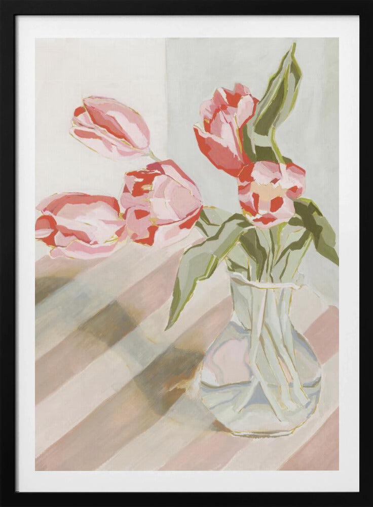 Tulips in a vase | Poster