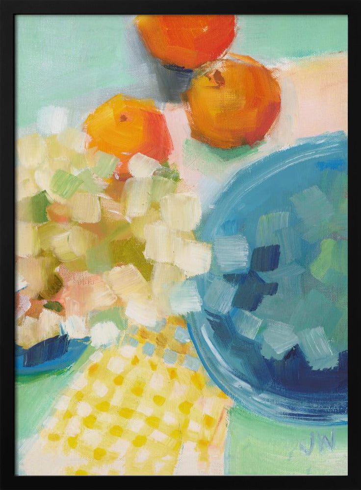 Oranges and Hydrangea | Poster