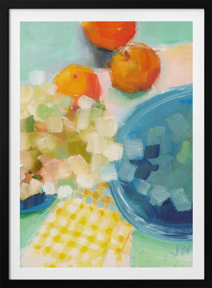 Oranges and Hydrangea | Poster