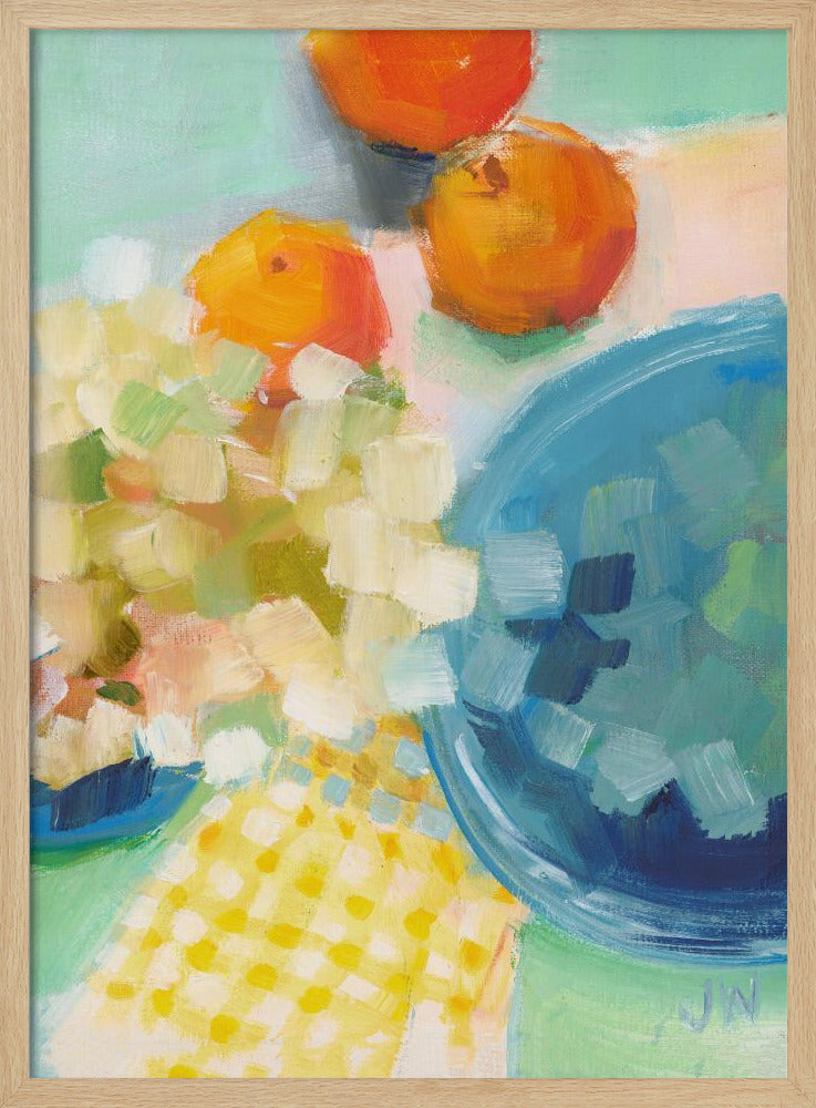 Oranges and Hydrangea | Poster
