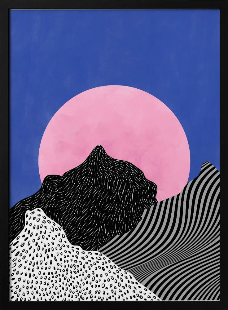 Surreal Peaks View | Poster