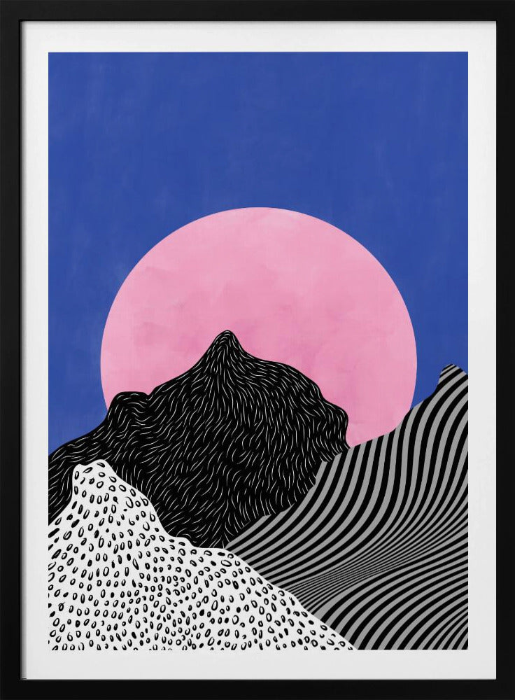 Surreal Peaks View | Poster