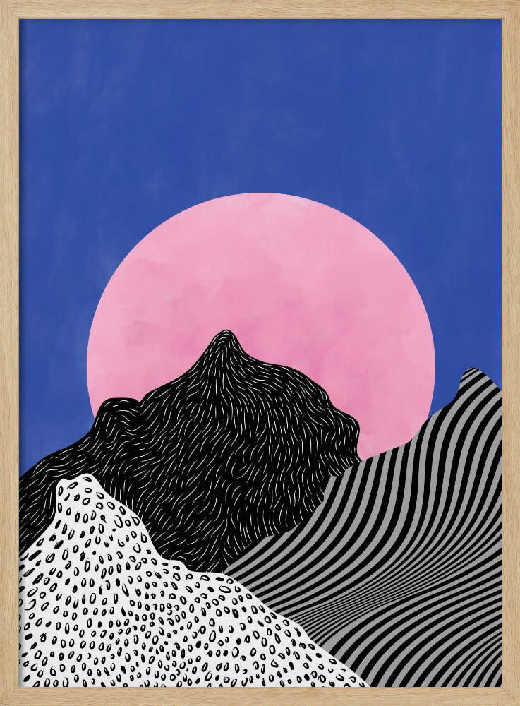 Surreal Peaks View | Poster