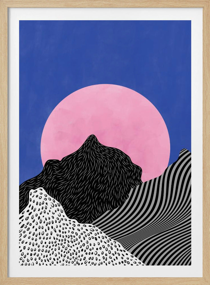 Surreal Peaks View | Poster