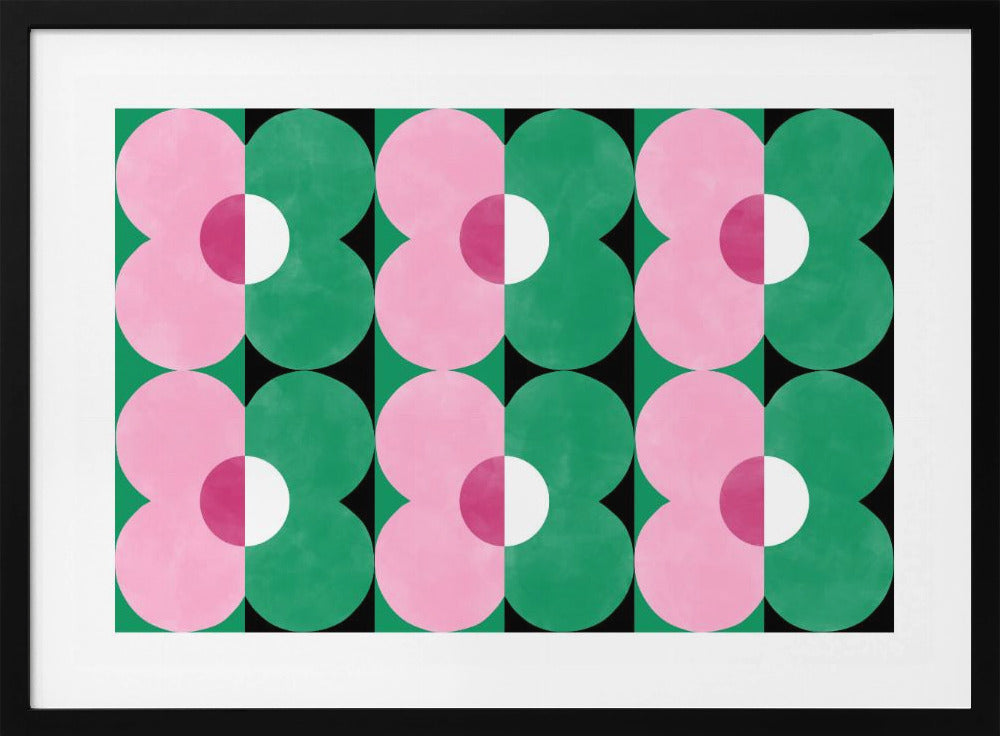 Floral Geometry Shapes | Poster