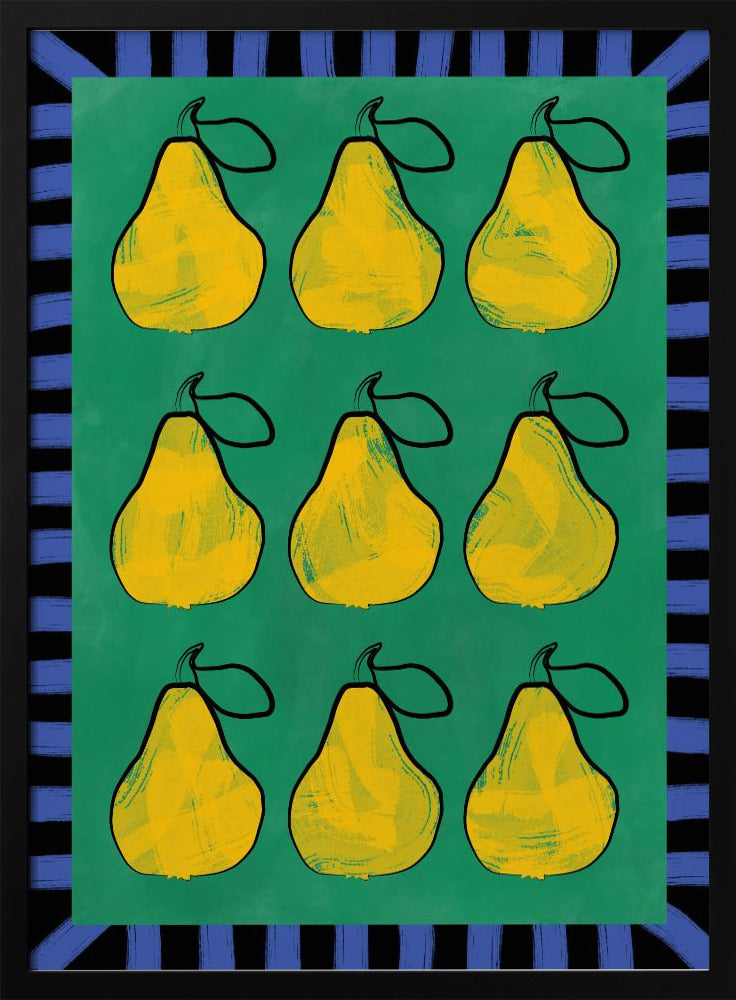 Pear Grid Harmony | Poster
