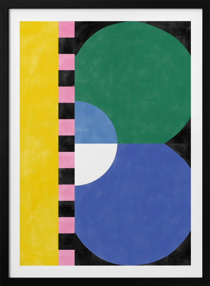 Colorful Geometry Block and shapes | Poster