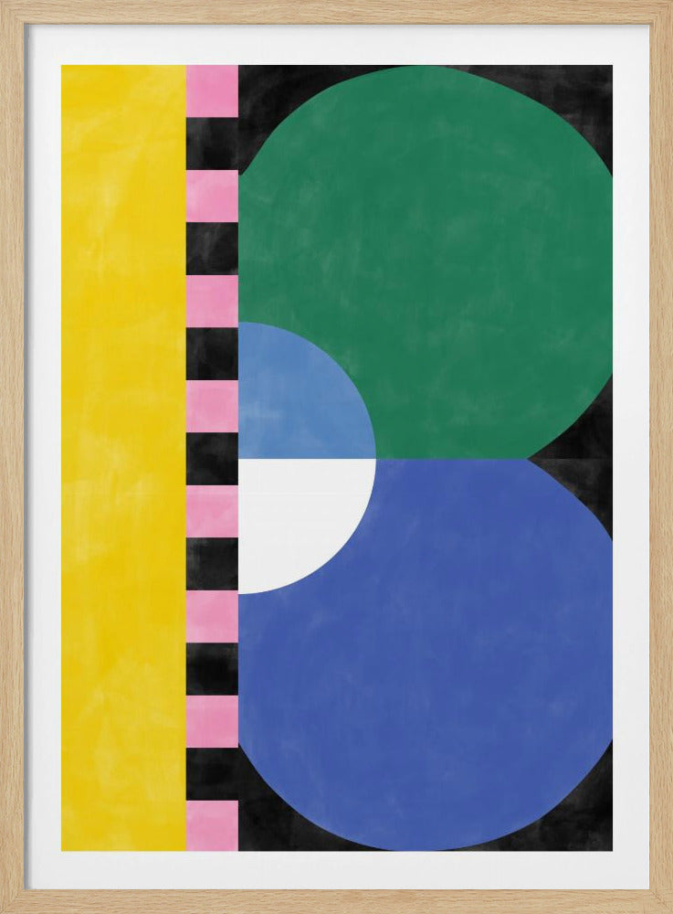 Colorful Geometry Block and shapes | Poster