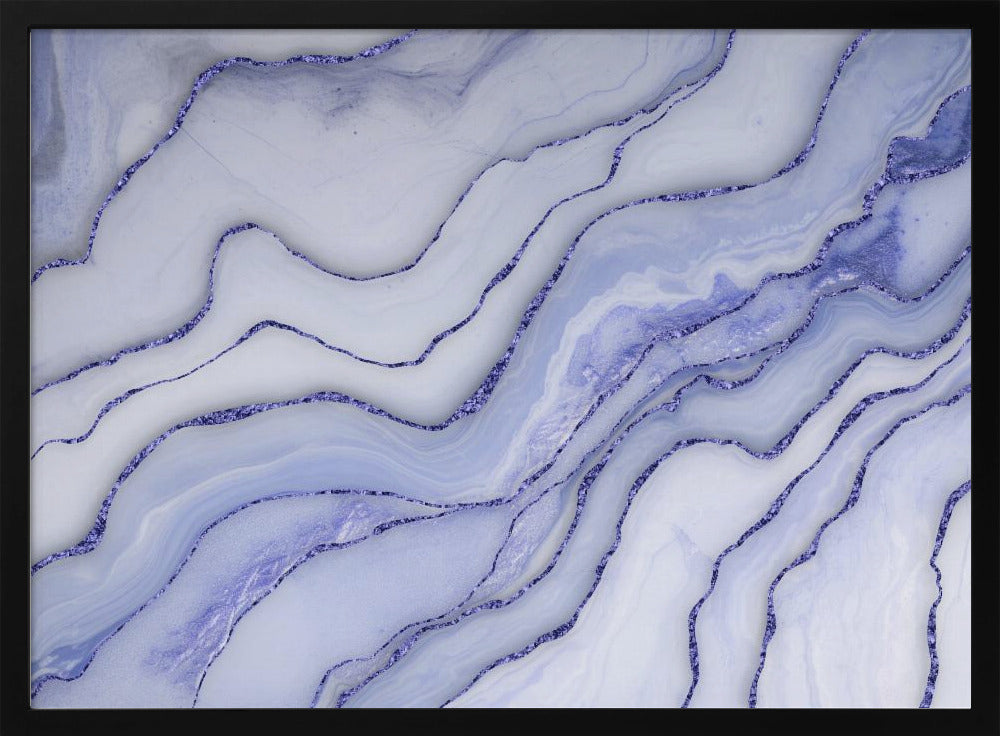 Marble Luxury Blue | Poster
