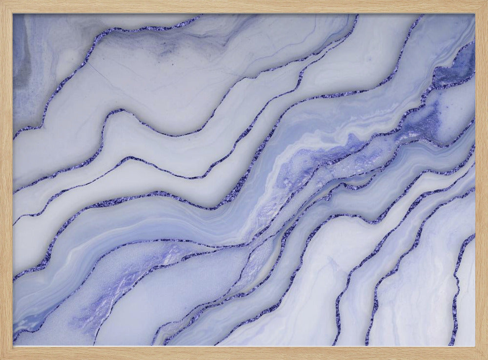 Marble Luxury Blue | Poster