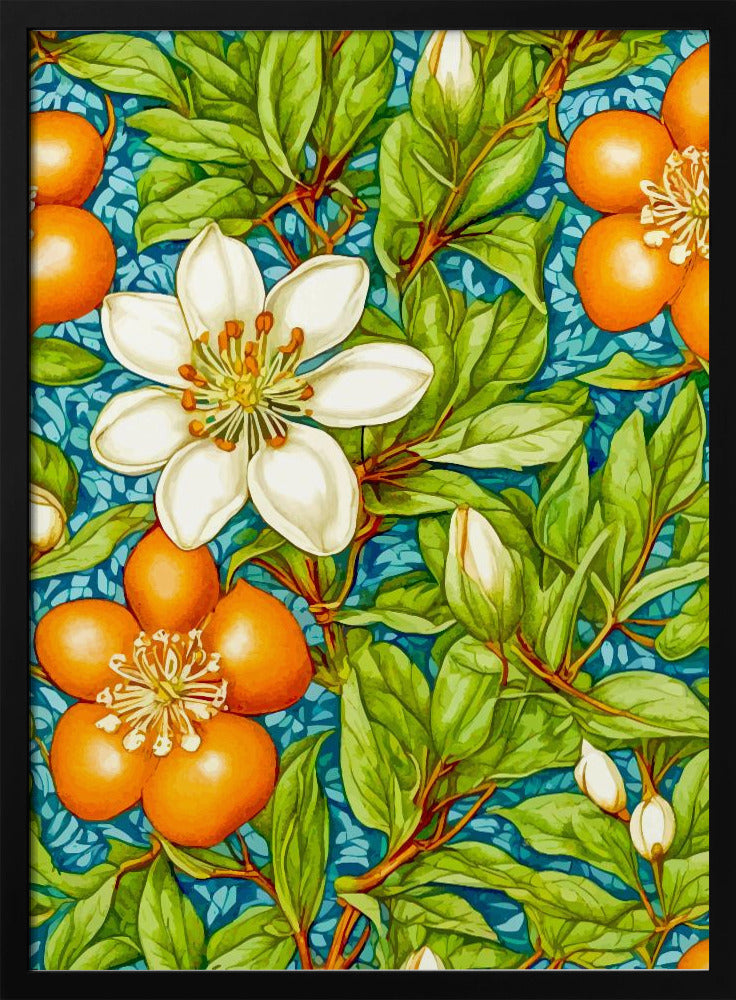 Orange Blossom Nature Plant | Poster
