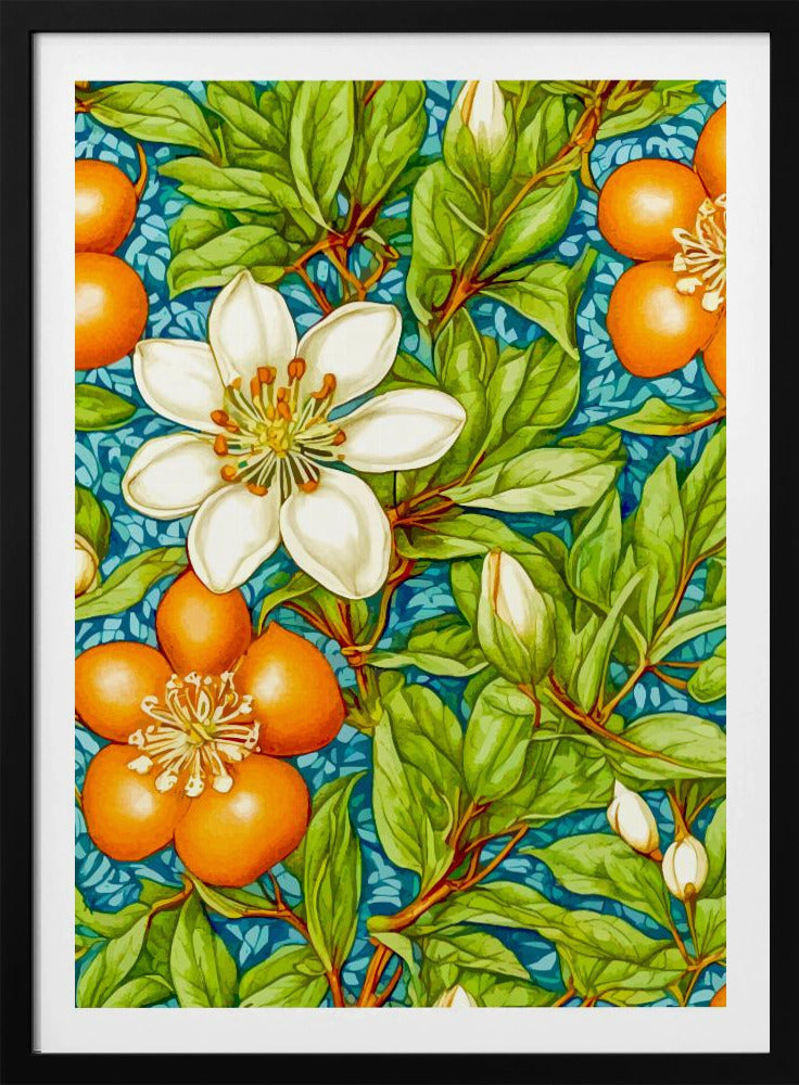 Orange Blossom Nature Plant | Poster