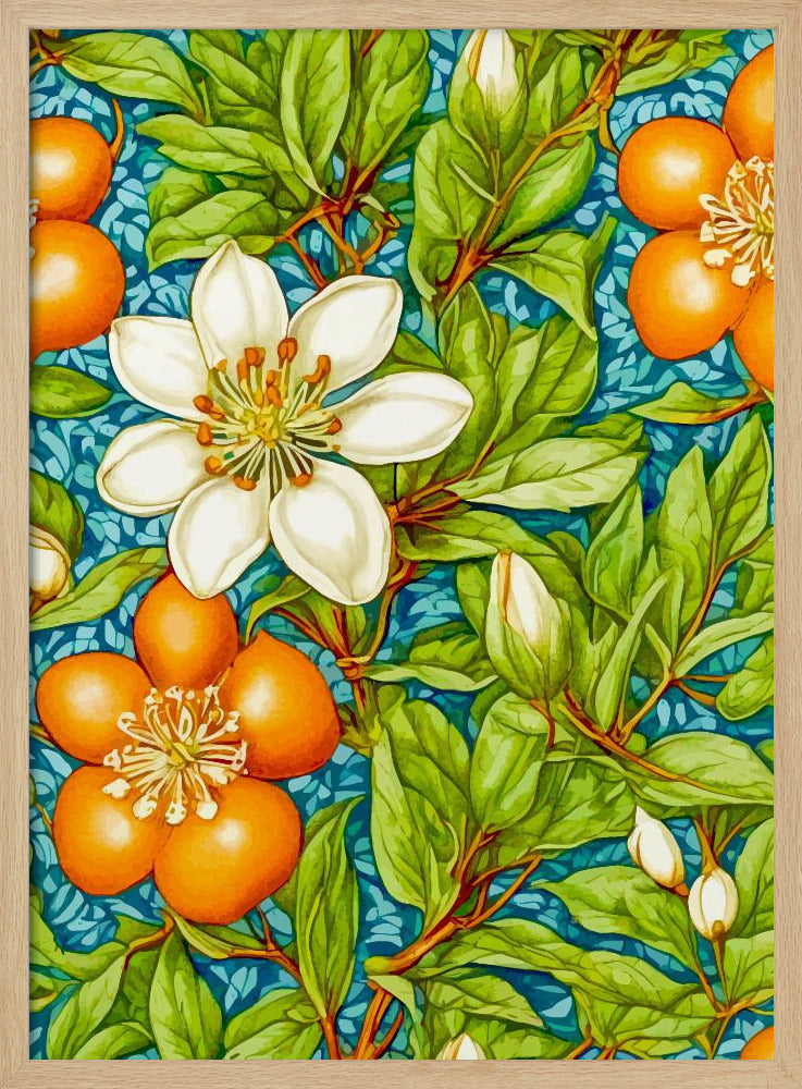 Orange Blossom Nature Plant | Poster