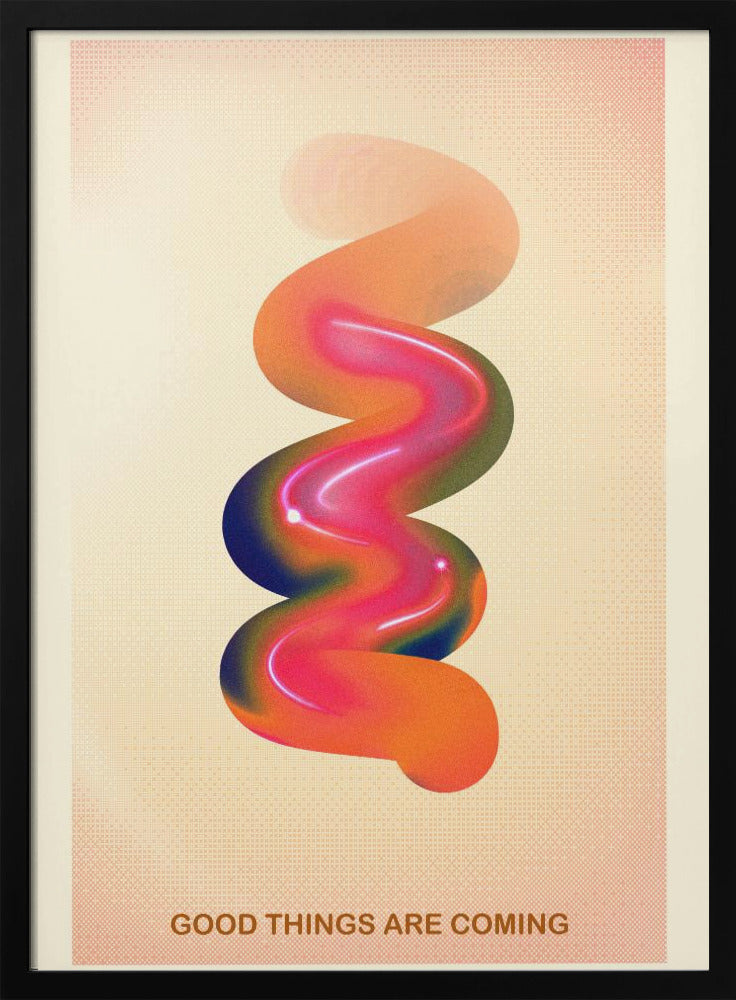 RETRO GRAPHIC NO.17 / GOOD THINGS ARE COMING | Poster