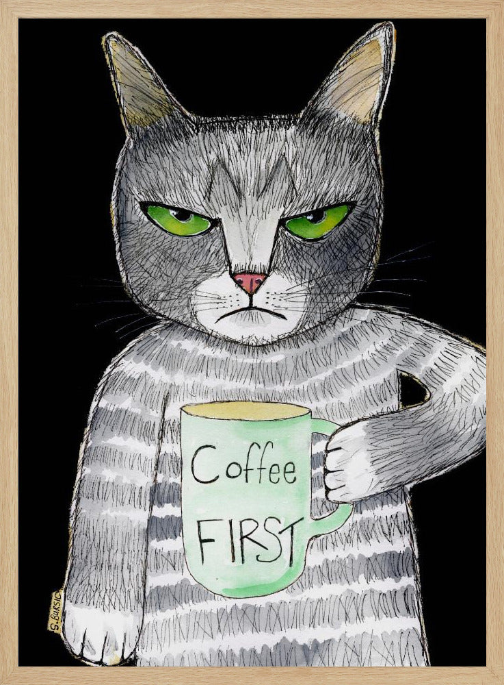 Coffee Cat | Poster