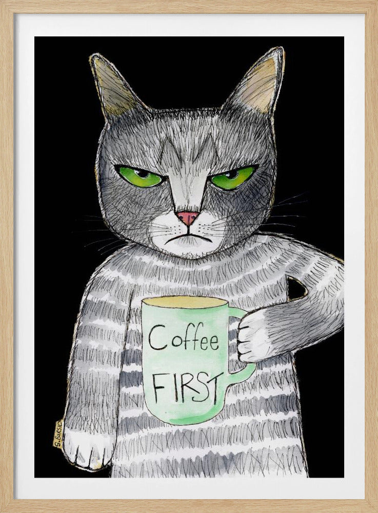Coffee Cat | Poster
