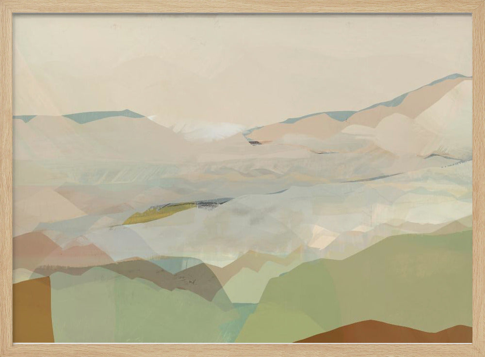 Colourblock Landscape 1 | Poster