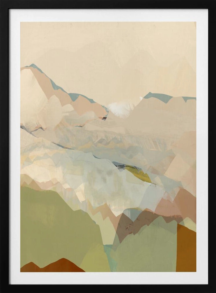 Peachy Mountain Range 1 | Poster