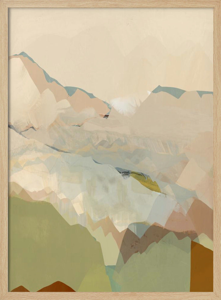 Peachy Mountain Range 1 | Poster