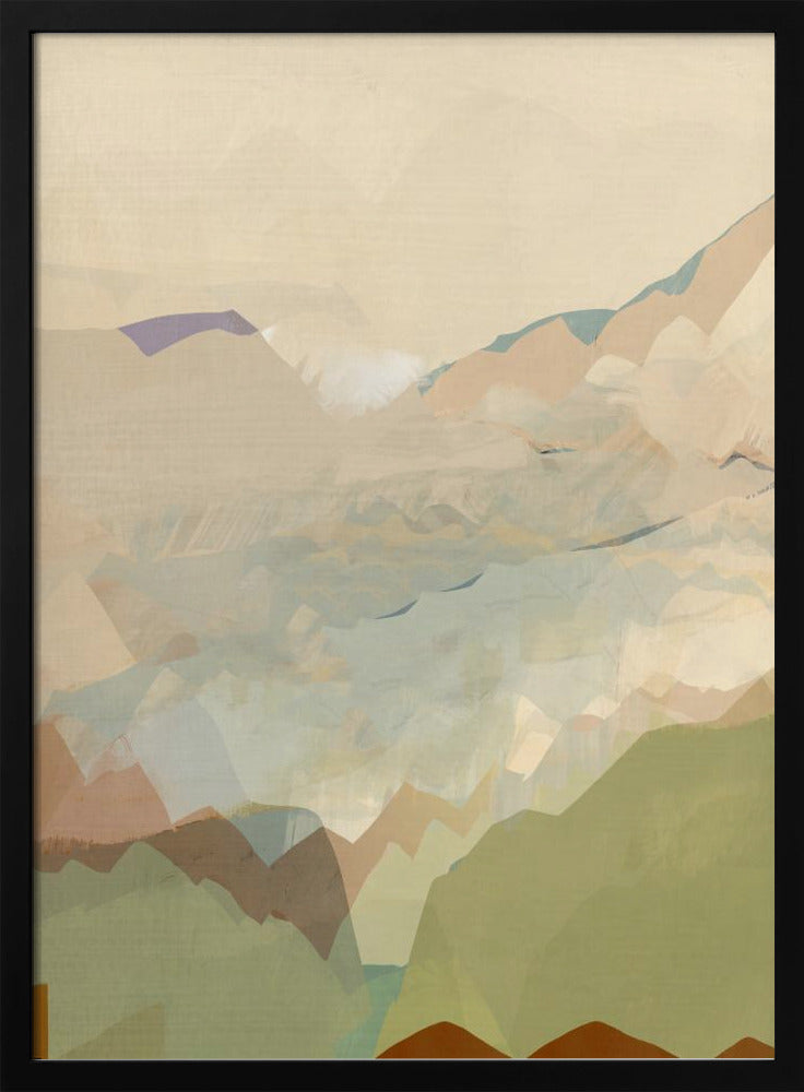 Peachy Mountain Range 3 | Poster