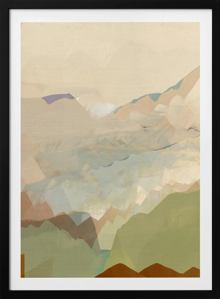Peachy Mountain Range 3 | Poster