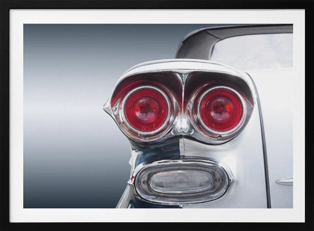 American classic car Bonneville 1958 Convertible | Poster