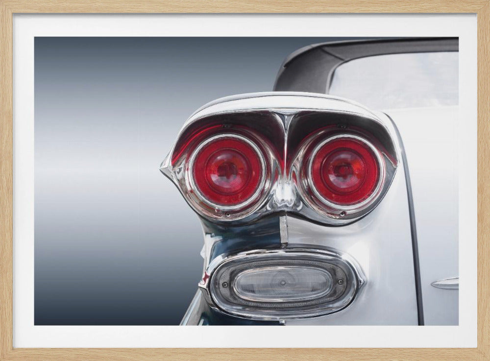 American classic car Bonneville 1958 Convertible | Poster