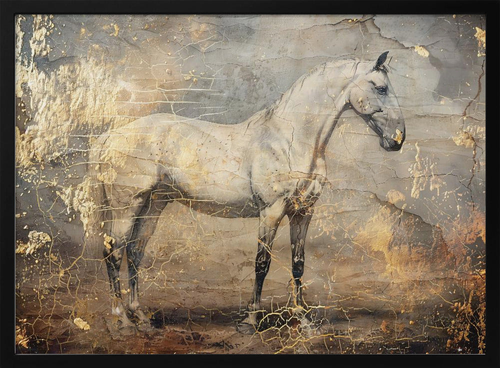 Horse Vintage Art Illustration 06 | Poster