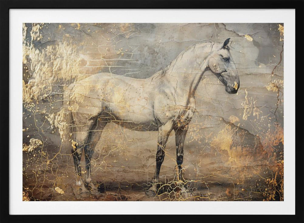 Horse Vintage Art Illustration 06 | Poster