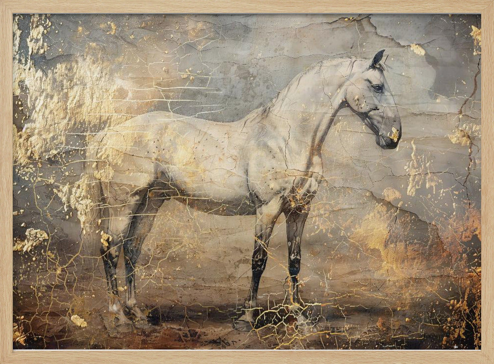 Horse Vintage Art Illustration 06 | Poster
