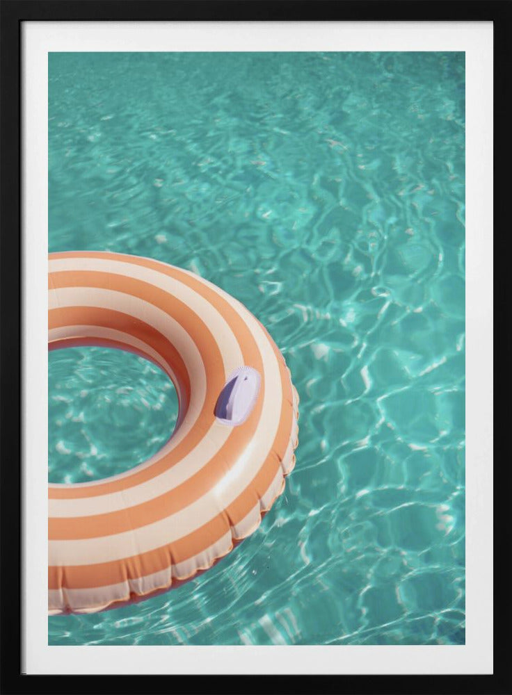 Peach Fuzz Swimming Pool Fun | Poster
