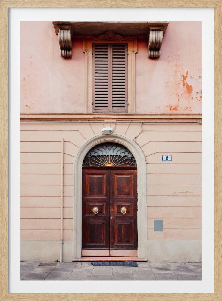 Bologna in Pink | Italy travel photography | Poster